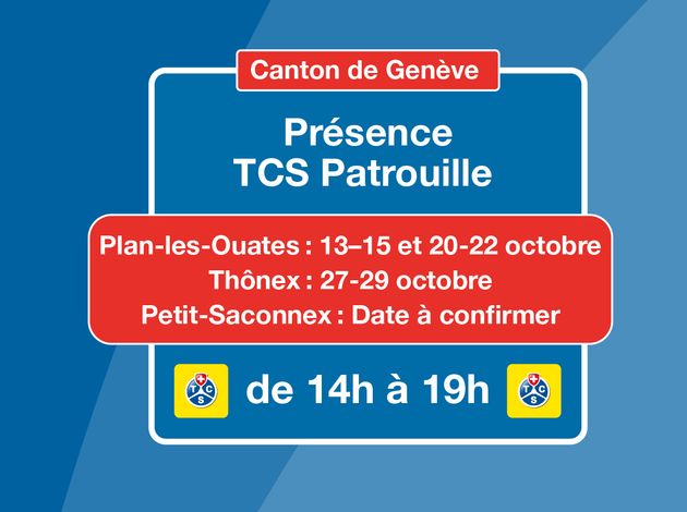 TAMOIL accompanies you on the road… and beyond – with the TCS Patrol in the Canton of Geneva!